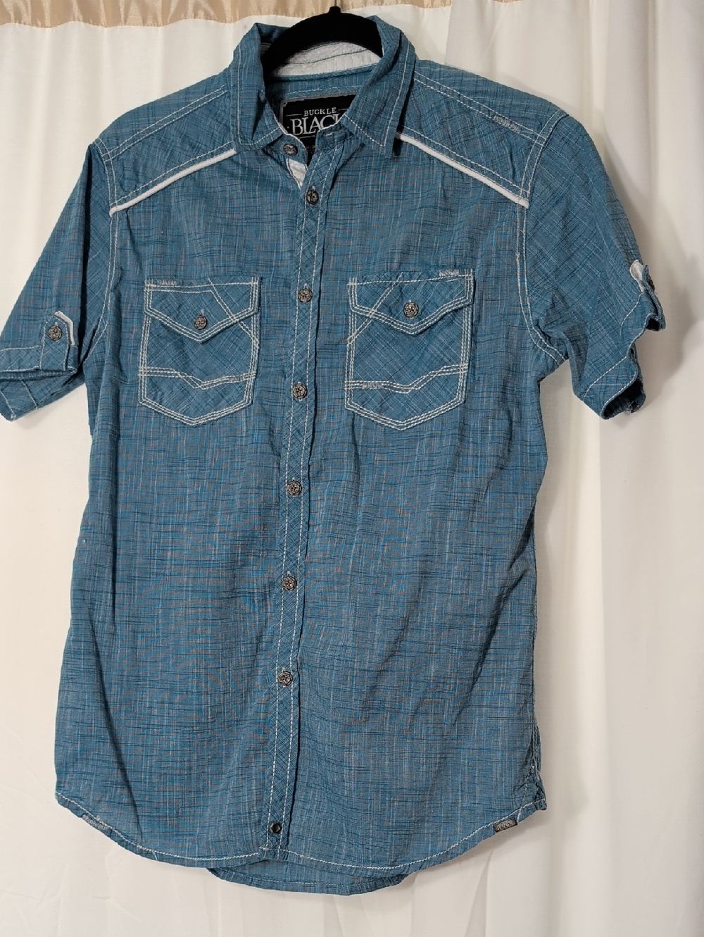 Buckle Black Premium Button Up